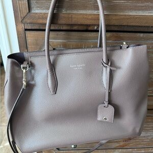 Kate Spade Taupe Leather Tote